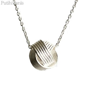 �ꗱ �{�[�� �V���o�[ �l�b�N���X ����݃{�^�� �`���[�� �E�l�����삵������׍H �V���o�[�l�b�N���X �ɍ׃`�F�[�� �y���_���g�g�b�v 40cm / 45cm / 50cm