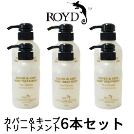 【2点購入でラベンダー】【あす楽】 ブライセス ロイド カバー&キープトリートメント 300ml 6本セット [ ヘアーカラー 用 ヘアカラー ヘアケア ブライセスロイド ROYD ]【 送料無料 】※北海道・沖縄除く