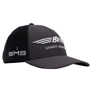 �y���[�z�y�����y�Ή��z�{�[�P�C BV�E�B���O�X SM9 �c�A�[�X�i�b�v�o�b�N ���b�V���L���b�v �w�U�[�u���b�N/�z���C�g/�V���o�[ VOKEY 2021 BV WINGS SM9 TOUR SNAPBACK MESH CAP HEATHER BLACKWHITE/SILVER 40365