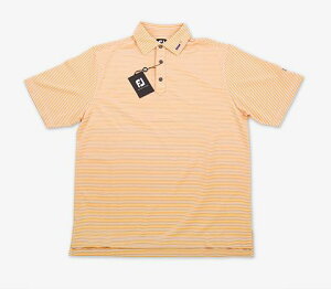 y[zyyΉz{[PC | VOKEY FJ PRO DRY STRETCH LISLE SM5 TOUR POLO SHIRT ORANGE STRIPE L (21712)