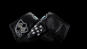 y[zyyΉzXRbeBL 2022 NuL `FbJ[tO wbhJo[ ubN@CAMERON 2022 CLUB CAMERON CHECKER FLAG HEADCOVER BLACK CC2022HC