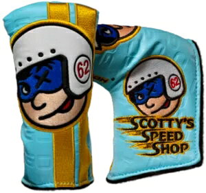 y[zyyΉzXRbeBL JX^Vbv Wj[[T[ XRbeBu[ X^_[h SCOTTY CAMERON CUSTOM SHOP 2022 LIMITED JOHNNY RACER STANDARD HEADCOVER SCOTTY BLUE