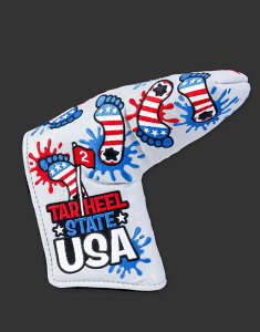 y[zyyΉzXRbeBL 2024 SăI[v ^[q[ USA wbhJo[ X^_[h bh/zCg/u[@SCOTTY CAMERON 2024 US OPEN TAR HEEL STATE USA HEADCOVER STANDARD RED/WHITE