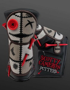 y[zyyΉzXRbeBL 2024 nEB Cbs[ U h[ wbhJo[ ubN@SCOTTY CAMERON 2024 HALLOWEEN YIPPIE THE DOLL HEADCOVER BLACK SC050018