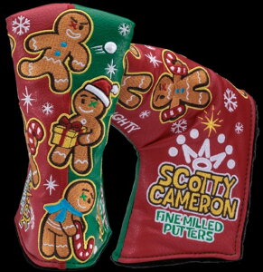 y[zyyΉzXRbeBL 2024 zf[ WW[ubh wbhJo[ bh/O[@SCOTTY CAMERON 2024 HOLIDAY GINGERBREAD MEN HEADCOVER RED/GREEN SC050019
