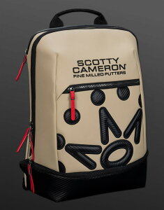 【即納】【あす楽対応】スコッティキャメロン 2025 デザート カーボンクラウン バックパック ベイジュ SCOTTY CAMERON 2025 DESORT CARBON CROWN BACKPACK BEIGE SC020018