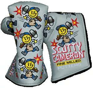 y[zyyΉzXRbeBL JX^Vbv O[YOC_[ X^_[h O[@SCOTTY CAMERON CUSTOM SHOP 2025 GREASE GRINDER STANDARD HEADCOVER GRAY
