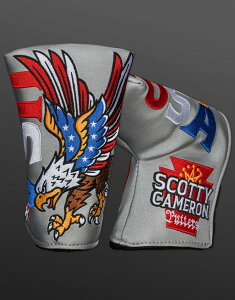 y[zyyΉzXRbeBL 2025 SăI[v X^[tCg wbhJo[ ~bh}bg Vo[@SCOTTY CAMERON 2025 US OPEN STARS & FLIGHT MID MALLET HEADCOVER SILVER SC050039