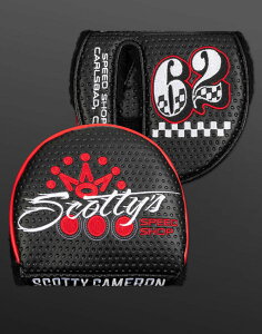 y[zyyΉzXRbeBL Xs[h Vbv u[ ~bhEh wbhJo[ ubN@SCOTTY CAMERON 2025 BLACK SCOTTY'S BLUR MID ROUND HEADCOVER BLACK SC050044