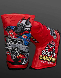 y[zyyΉzXRbeBL Xs[h Vbv bhXs[hhbO ~bh}bg wbhJo[ bh@SCOTTY CAMERON 2025 RED SPEED DOG MID MALLET HEADCOVER RED SC050045