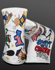 y[zyyΉzXRbeBL C_[Jbv og tH[ U Jbv ~bh }bg wbhJo[ zCg SCOTTY CAMERON 2025 BATTLE FOR THE CUP MID MALLET HEADCOVER WHITE SC050049
