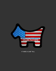 y[zyyΉzs[ցL USAXRbeBhbO XebJ[ [W@SCOTTY CAMERON 2021 USA DOG STICKERS LARGE 102857DGL