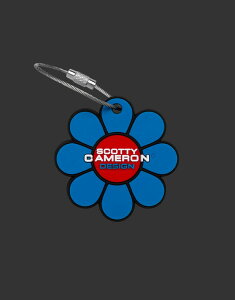 y[zyyΉzXRbeBL fUCt[@T[NT@L[z_[@u[ SCOTTY CAMERON 2021 DESIGN FLOWER CIRCLE T RUBBER KEY FOB BLUE 102878