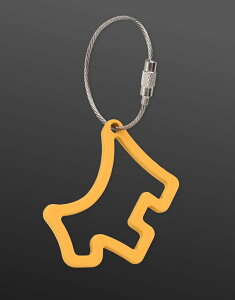 y[zyyΉzXRbeBL XRbeBhbO L[z_[ CG[ SCOTTY CAMERON 2024 SCOTTY DOG SOFT TOUCH RUBBER METAL KEY FOB YELLOW SC010005