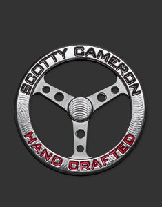 y[zyyΉzXRbeBL XeAOzC[ VOEh RC {[}[J[@ubN/bh@SCOTTY CAMERON 2023 CAMERON COIN STEERING WHEEL SINGLE ROUND BALL MARKER BLAC