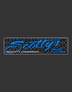 s[ցXRbeBL XRbeBXNvg N^O XebJ[ u[/ubN@SCOTTY CAMERON 2021 SCOTTY SCRIPT RECTANGLE STICKER BLUE/BLACK102937