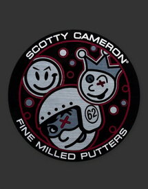＜送料無料代引不可メール便＞スコッティキャメロン ショップボーイズ ステッカー ブラック　SCOTTY CAMERON 2022 SHOP BOYS ROUND STICKER BLACK 102921