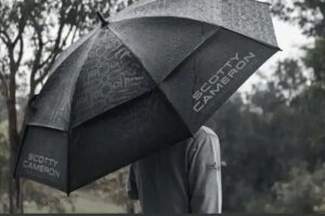 【即納】【あす楽対応】スコッティキャメロン ツアー ダブルキャノピーアンブレラ ブラック SCOTTY CAMERON 2023 TOUR DOUBLE CANOPY UMBRELLA BLACK CC2023UMB