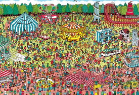 ジグソーパズル 1000マイクロピース Where’s Wally? 休日の遊園地マイクロピース (26×38cm) (M81-726) ビバリー 梱60cm t102