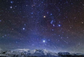 ジグソーパズル 300ピース KAGAYA 星降る夜 北海道十勝岳とふたご座流星群 (26x38cm)(03-912) やのまん 梱60cm t101