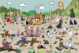 ジグソーパズル 1000ピース ムーミン スナフキンの鉄道 (50x75cm) (10-1424) やのまん 梱60cm t101