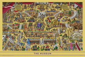 ジグソーパズル 1000ピース 迷路探偵ピエール 博物館 (50×75cm)(10-1433) やのまん 梱60cm t101