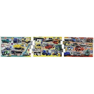 ステップパノラマパズル いろんなくるま だいしゅうごう 18/24/32ピース 子ども向けパズル(24-183) エポック社 梱80cm t104