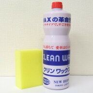 水アカ 強力 除去 業務用 格安便 クリンワックス 1000ml CW-480　スポンジ付