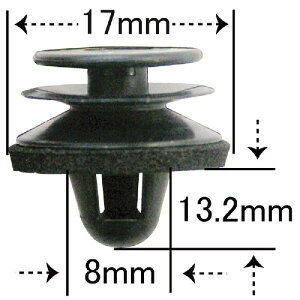 �v�b�V�����x�b�g�E�����N���b�v �i�z���_�p�j 10�� �����ԍ� �i91560-S3Y-003�j NH-717