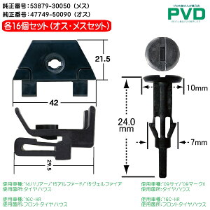 Nbv i IXEX Zbg e2 g^ nA[ At@[h Ft@CA ԍ 53879-30050 & 47749-50090 CT-558 & CT-658 car clip vbV xbg NAT-658558-02