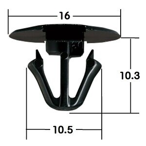 フロントアンダーカバー タイヤハウス 用 クリップ トヨタ カムリ マークX ハリアー ノア ボクシー 10個入 純正番号 90467-06192 NT-655
