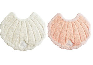 トイレマット おしゃれ 2枚 セット ピンク パステル ふわふわ かわいい 洗える 貝殻 マット オカトー シェル ミントグリーン グレー クリーム メリージェラート クリスマス プレゼント