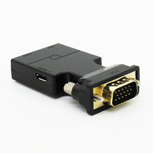 VGA to HDMI ϊ A_v^[ |[^u IX-X FULL HD (1920 x 1080) @60Hz | AUX 24bit Stereo