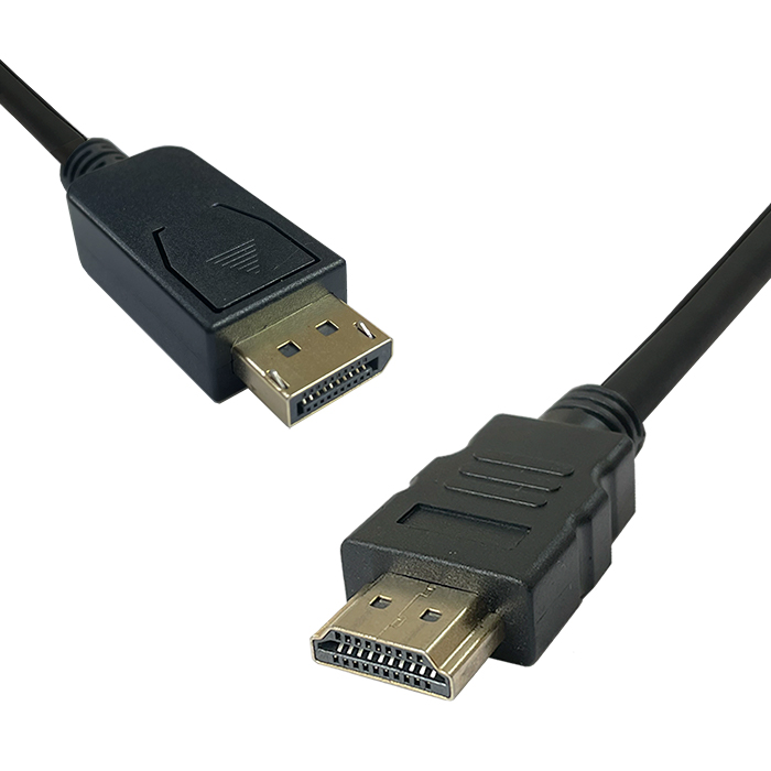 DisplayPort to HDMI 衝撃特価 変換ケーブル DP 変換アダプター 画像出力 HD@1080P@60Hz オス-オス ケーブル長 2M FULL 卸売