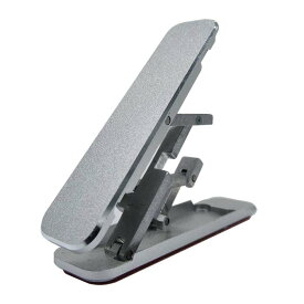 STRAZAR スマホスタンド スマートフォン スタンド コンパクト ミニ 折り畳み 背面 卓上 アルミ アルミニウム製 (色：シルバー 銀)
