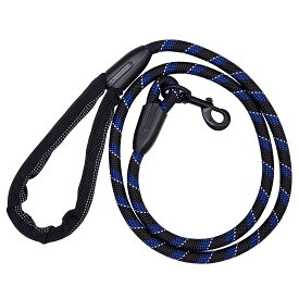 Dog Leash 犬 リード 1.2m 180g ポリエステル ナイロン カラー (ブラック)