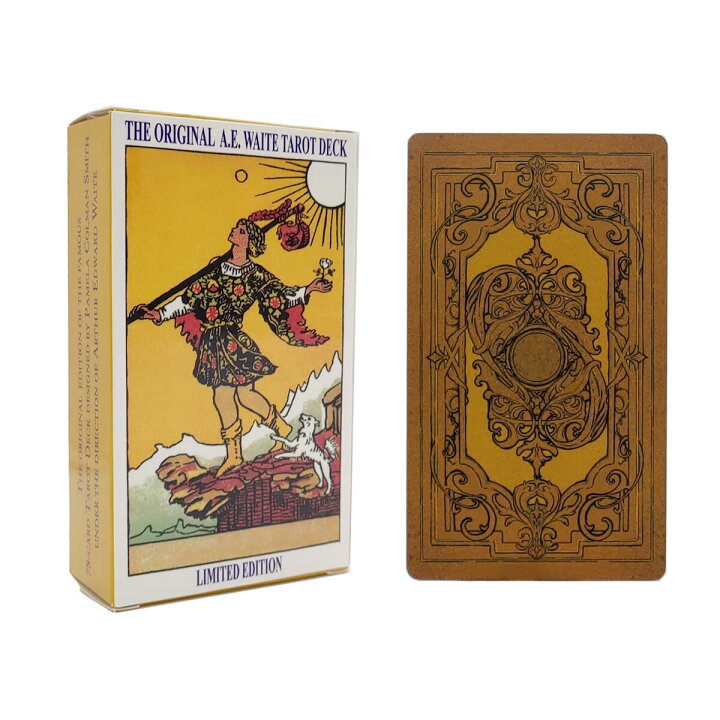 楽天市場 送料無料 タロットカード ライダー ウェイト版 Tarot Deck スタンダードサイズ 12cm 7cm 78枚フルセット 美しいオリジナル背表紙デザイン パワーバリュー本舗 楽天市場店