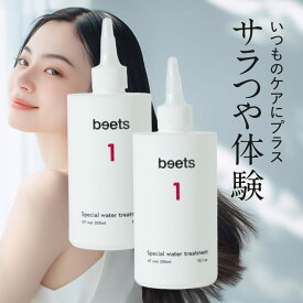 【正規販売店】 2本セット beets1 スペシャルウォータートリートメント 300ml beets ウォータートリートメント ビーツ トリートメント 洗い流す 髪 頭皮 地肌 ケア コンディショナー ヘアケア 保湿 さらさら ツヤ髪 ハリコシ 乾燥対策 【コンビニ受取可】