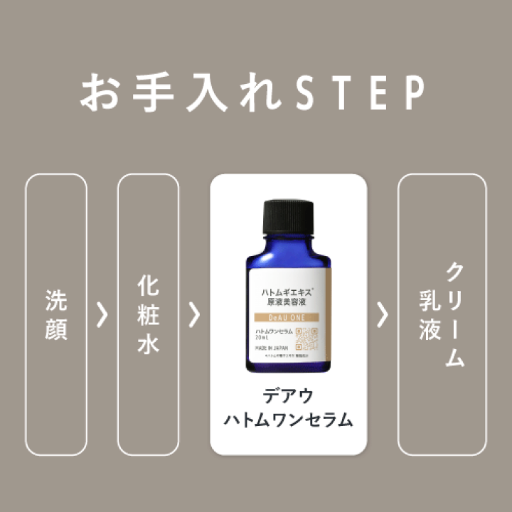 楽天市場】[美容皮膚科医監修] ハトムギ 原液 100％配合 美容液