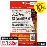 [医師推薦] [3袋セットなら13%OFF] お腹の脂肪を減らす 脂肪を消費しやすく ブラックジンジャー サラシア…