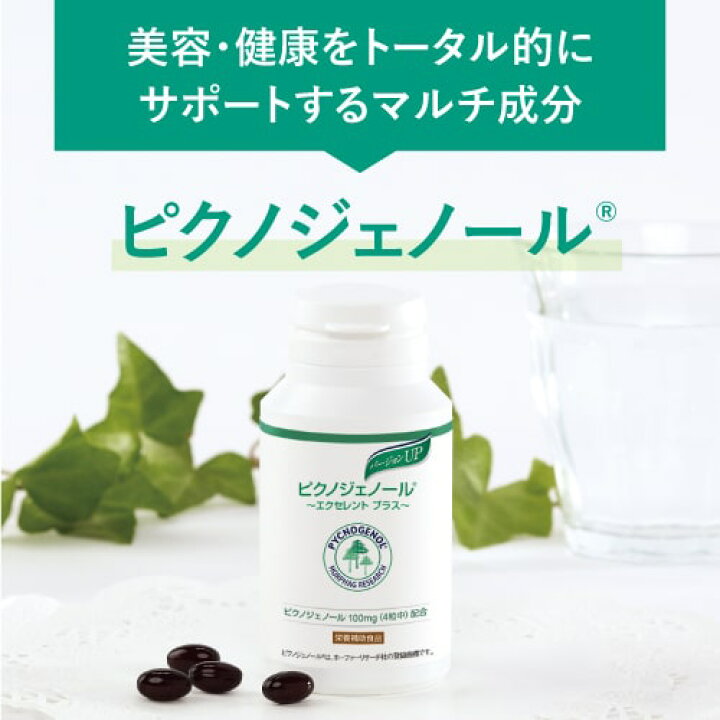 楽天市場】ピクノジェノール サプリ エクセレントプラス 【美容  