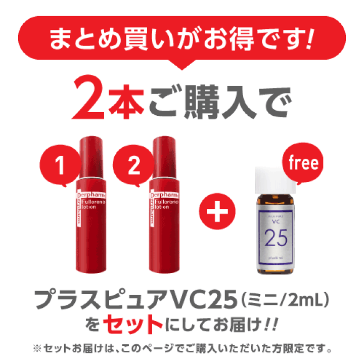 新品未使用】デルファーマ フラーレン ローション 2本セット* 【公式通販】