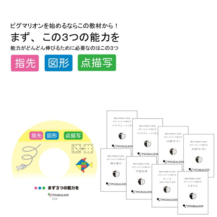 楽天市場】【まず、この3つの能力を】指先能力 図形能力 点描写 知育 