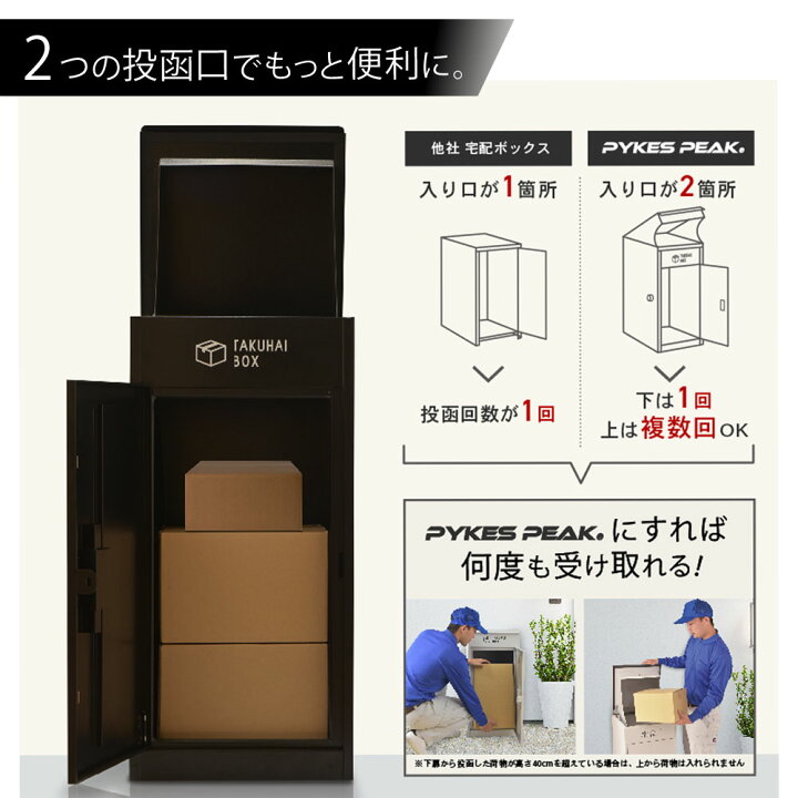 楽天市場】＼楽天1位／☆1年保証☆ 複数投函可能 宅配ボックス