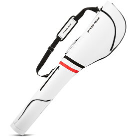 【P10倍&店内最大50%OFFクーポン】10本収納 超軽量530g ゴルフ クラブケース ゴルフバッグ 練習用 撥水 ゴルフバック ショルダーベルト付 フード付き 一体型 10色 キャディバッグ メンズ レディース PYKES PEAK パイクスピーク