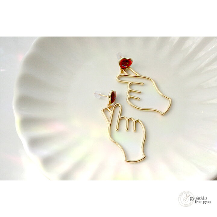 楽天市場】【完売】 可愛いピアス ハート チタンピアス 金属アレルギー 