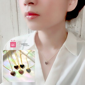 ベロア ネックレス ハート シンプル かわいい アクセサリー ゴールド 上品 ギフト プレゼント 女性 レディース おしゃれ 冬　ポイント消化