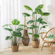 人工 観葉植物 フェイクグリーン モンステラ 大型 観葉樹 造花 オフィス 室内 インテリアグリーン 屋外 …