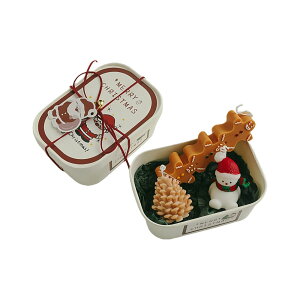 �L�����h�� 3�Z�b�g �N���X�}�X �낤���� �V�R�A�����b�N�X�f�� �M�t�g�{�b�N�X scented candle ���[�\�N christmas decorations �N���X�}�X ���� �ƒ�p ���蕨