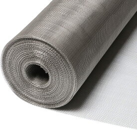 ワイヤー メッシュ 1x2m 1x5m 1x10m ステンレス鋼 産業用金網 平織金網 防獣用金網 ガーデンフェンシングロール ヘビーデューティー ガーデンボーダー 屋外 バルコニー 鳥小屋 鶏舎 防鼠金網 金網メッシュ